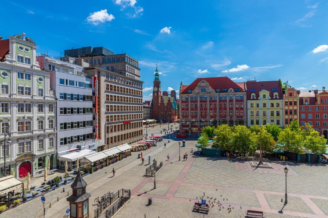 Prywatne Studio Dla 4 Osob Z Widokiem Na Rynek I Plac Solny! Wrocław Kültér fotó